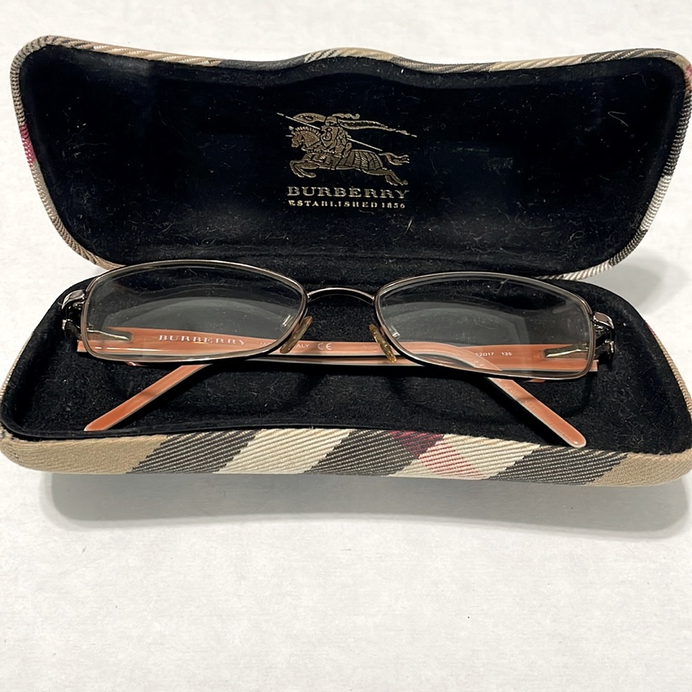 Burberry Eyeglass and Case.